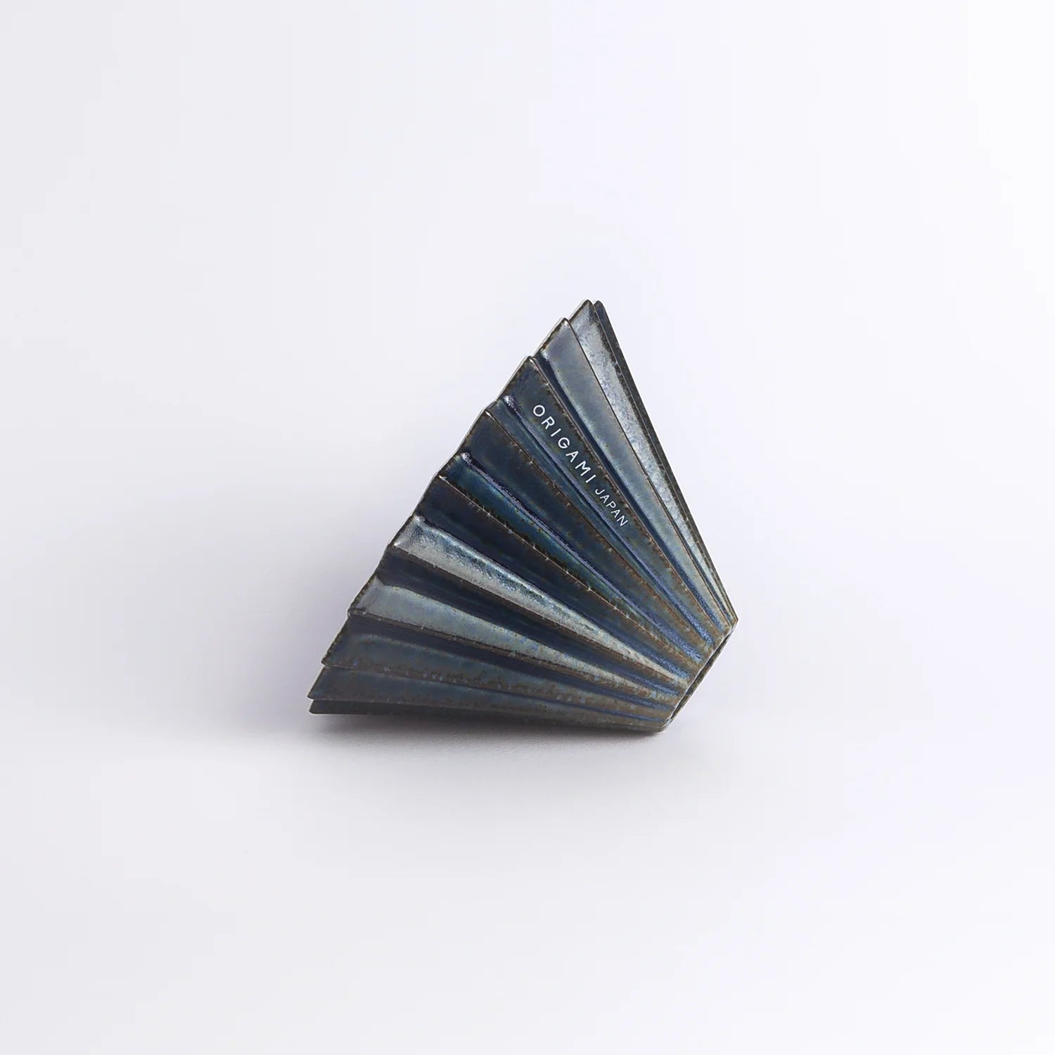 Origami Dripper Ceramic Limited Edition Sukumo Pour Over Coffee Dripper Blue Indigo Basic Barista Pour Over Coffee Brewers