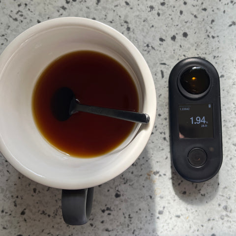 R2 Coffee Refractometer Basic Barista Australia Melbourne Coffee Strength Test