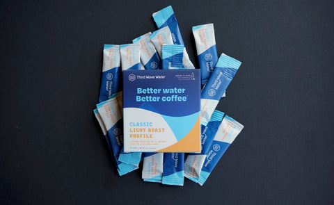 Third Wave Water Minerals Sachet Kaffeebrühwasser 2 l Beutel mit Pulvermineralien zur Remineralisierung des Kaffeebrühwassers