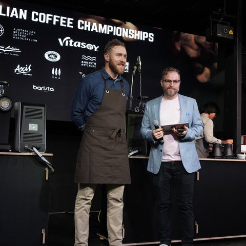 Ben Stronach from Tin Man Coffee Roasters Australian Brewers Cup Competition 2023 