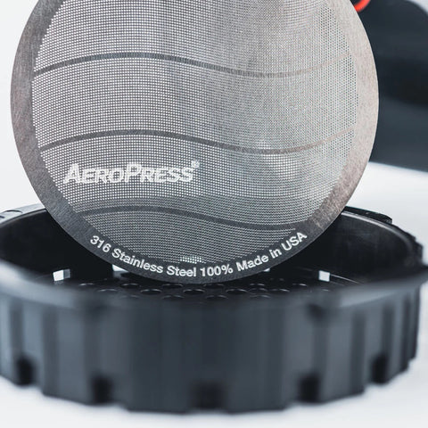 Stainless Steel AeroPress Cap Reusable Coffee Filter Metal AeroPress Filter