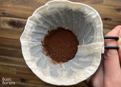 coffee grind size for cotton coffee filters Pour over cotton coffee filter