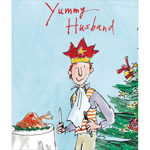 Yummy Husband Christmas card