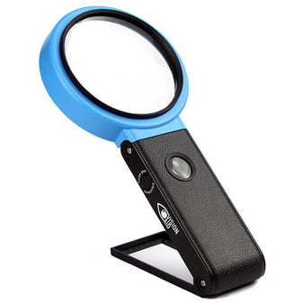 VISIONAID™ Magnifying Glasses with LED Light, Headband, 5 Lenses - USB  Rechargeable