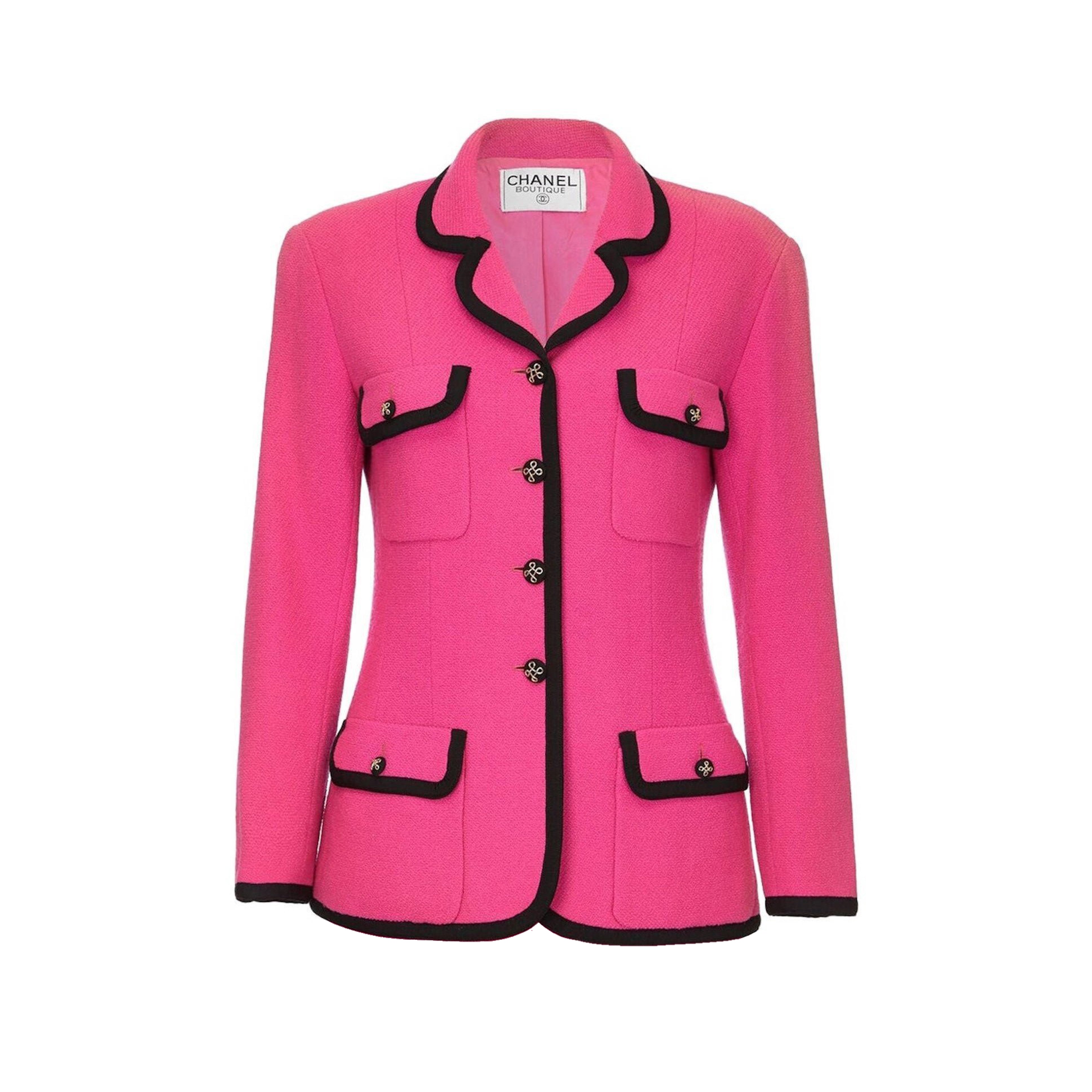 Pink Chanel Jacket  Etsy