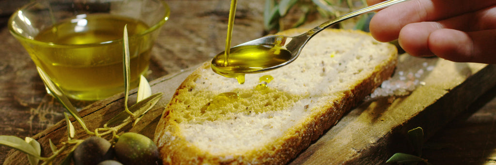 Extra Virgin Olive Oil on Sour Dough Bread