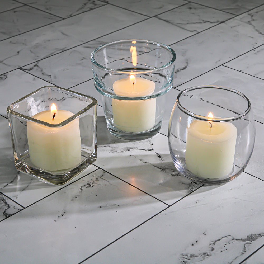 Richland Floating Candles 3 Ivory Set of 24 - Candles4Less