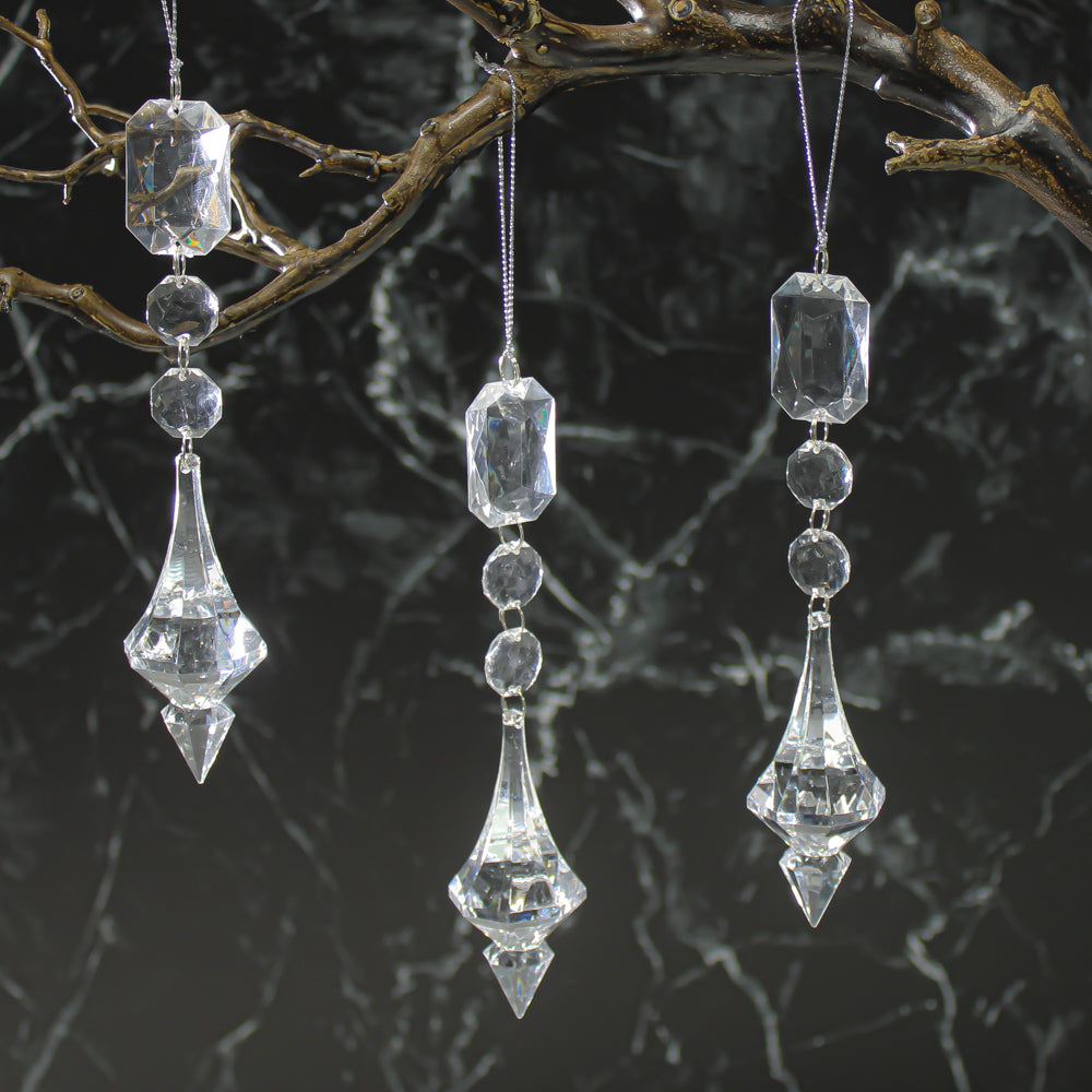 Wired Crystal Garland 42in