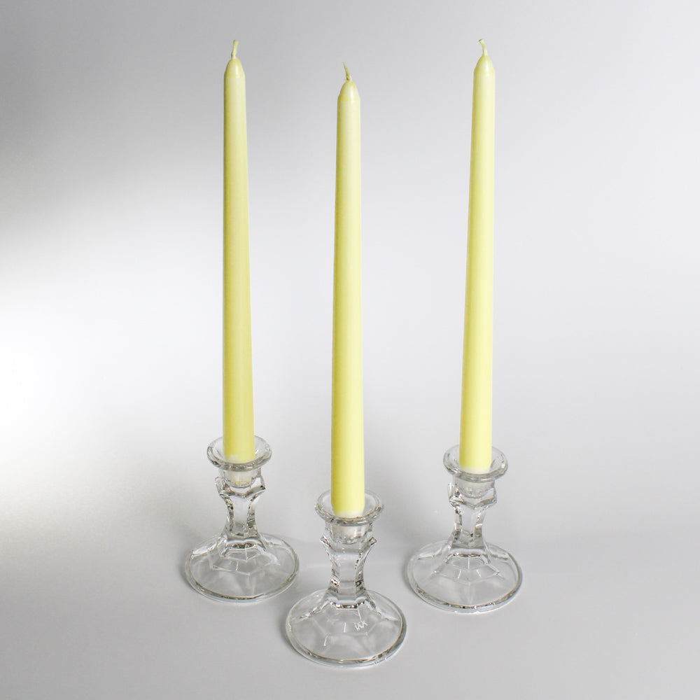 144 White Wax Wedding Function Resale Party Event Candle Glass