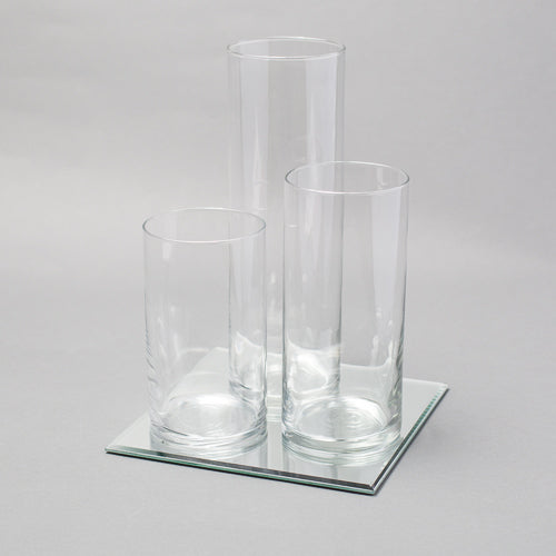 Eastland Square Mirrors and Cylinder Vases Centerpiece Set of 48 8