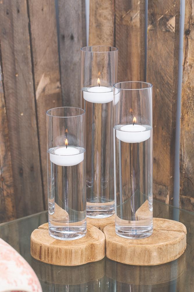 Richland Floating Candles And Sloan Cylinder Vases Set Of 3 Quick Candles 0542