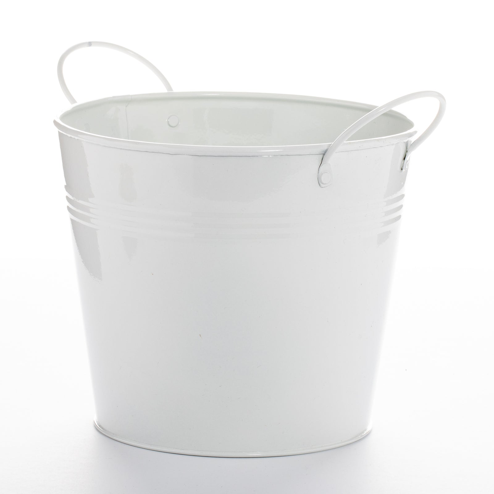 Small Tin Pail by 3.75 x 4.75 in White by Celebrate It