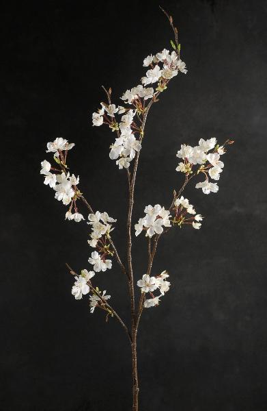 White Cherry Blossom Branch 57 - Quick Candles