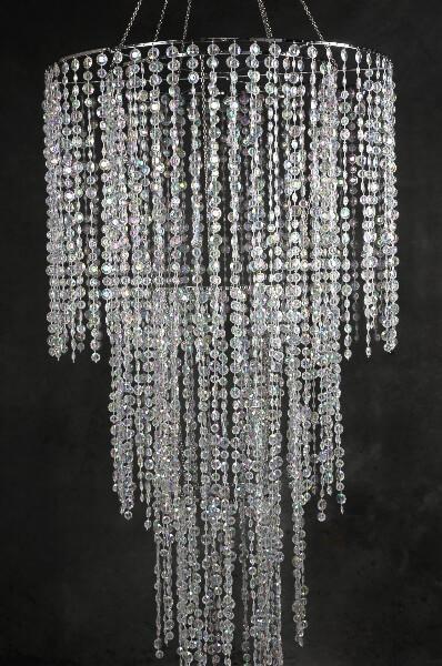 Crystal Beaded Curtain 70in, 6 Garlands