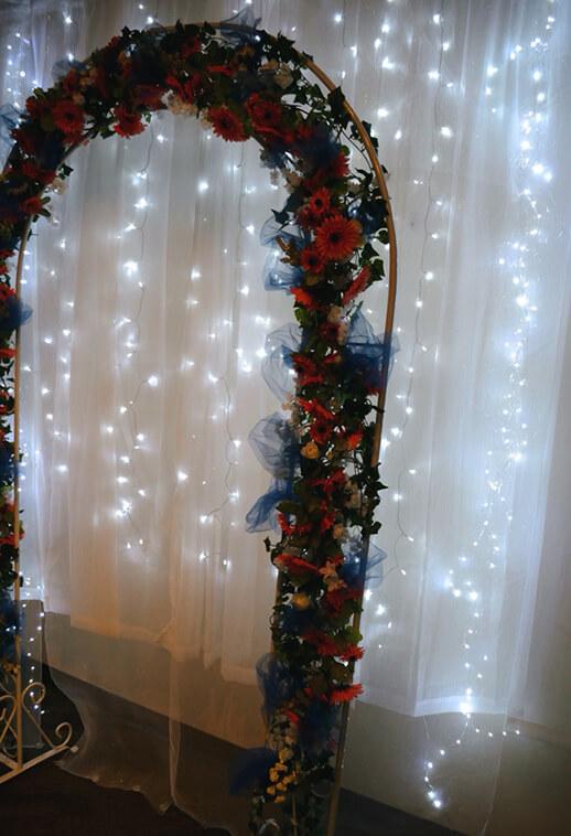 Crystal Beaded Curtain 70in, 6 Garlands