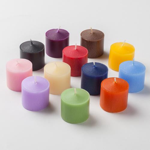 Set of 72 Assorted 10 Hour Unscented Richland Votive Candles Quick