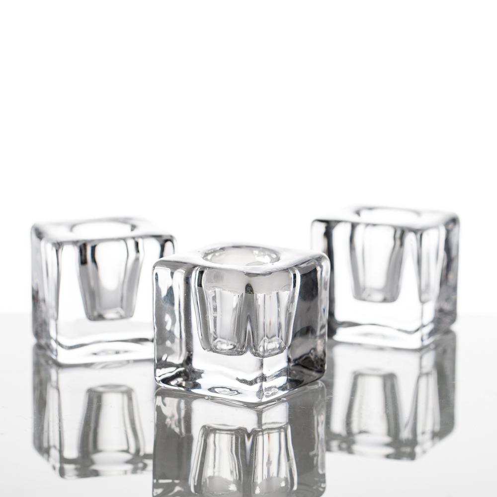 glass taper candle holders