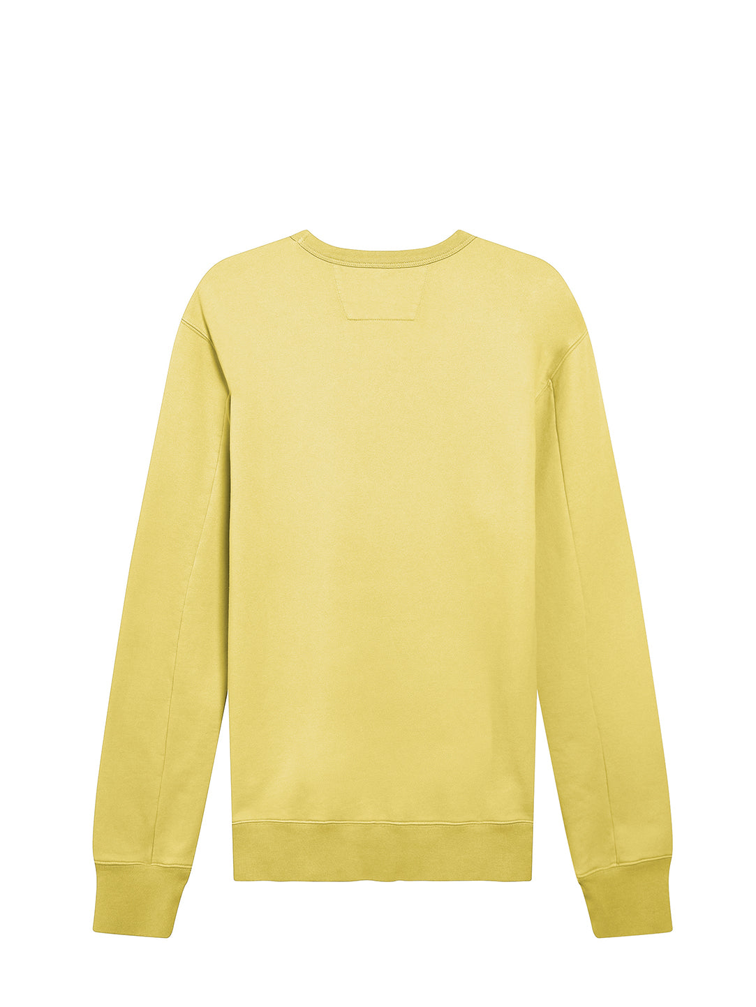 C.P. Company | Garment Dyed Brushed Cotton Fleece Sweatshirt in Golden ...