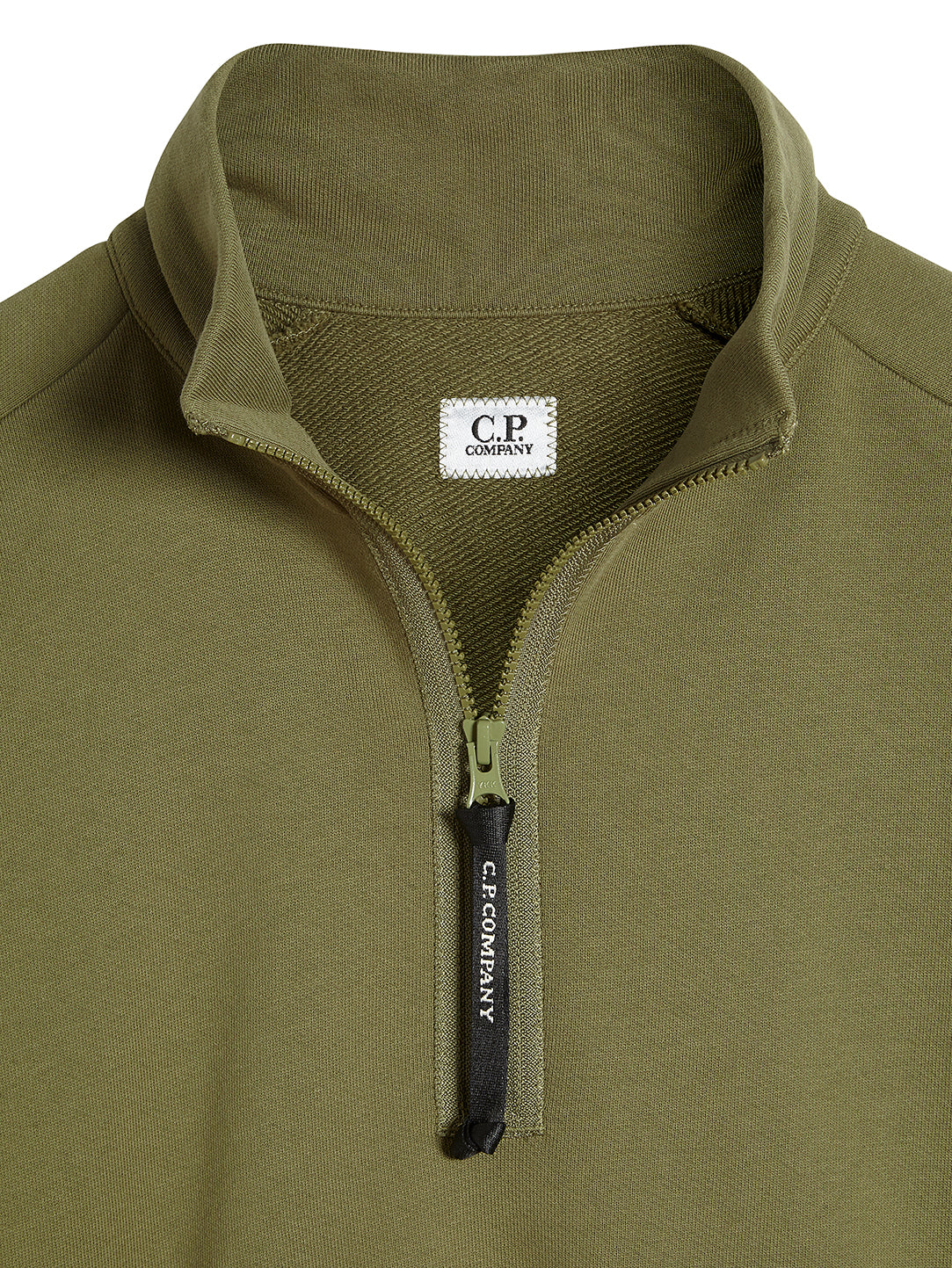 cp company half zip lens sweatshirt