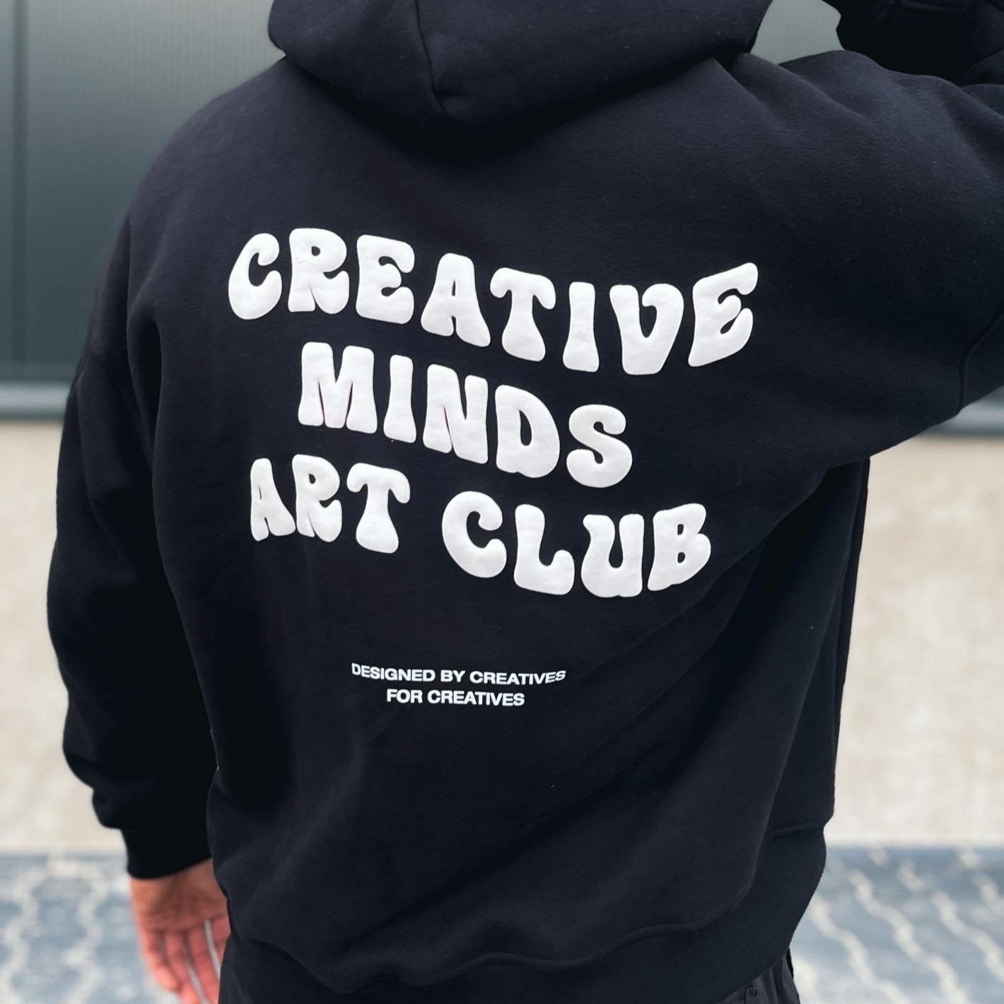 CREATIVE MINDS ART CLUB' HOODIE BLACK – FabioCreatez