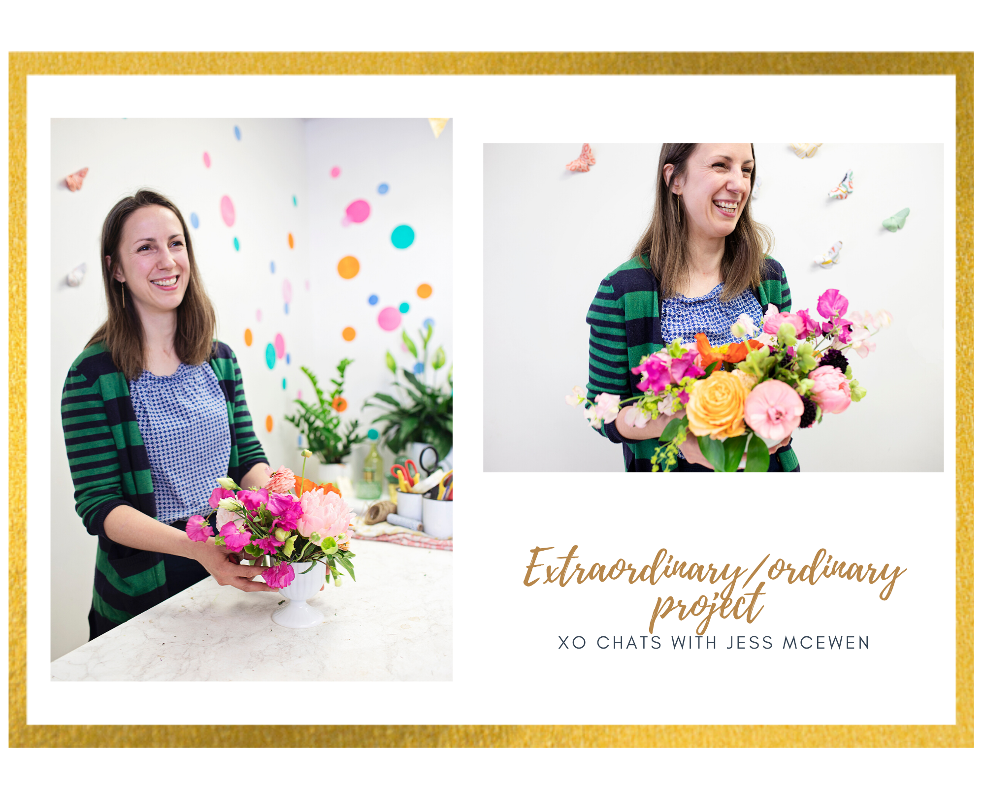 blog interview extraordinary ordinary project jess mcewen small business parenthood toronto florist