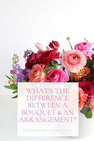 what-is-the-difference-between-bouquet-or-arrangement-by-toronto-florist-Periwinkle-Flowers