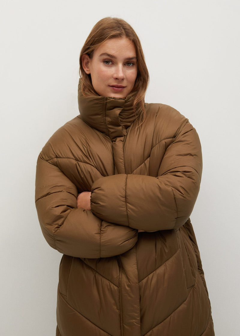 Oversize quilted coat