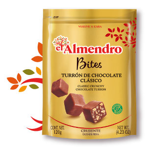 El Almendro Classic Chocolate Turron Bites · 120g