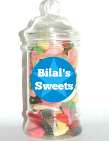 Halal Sweet Jar Personalised Halal Sweet Jar Islamic Gift – Halal Sweet Stop
