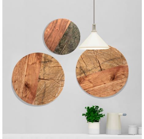 Wall Discs | Gold Leaf Design | Trovati Studio
