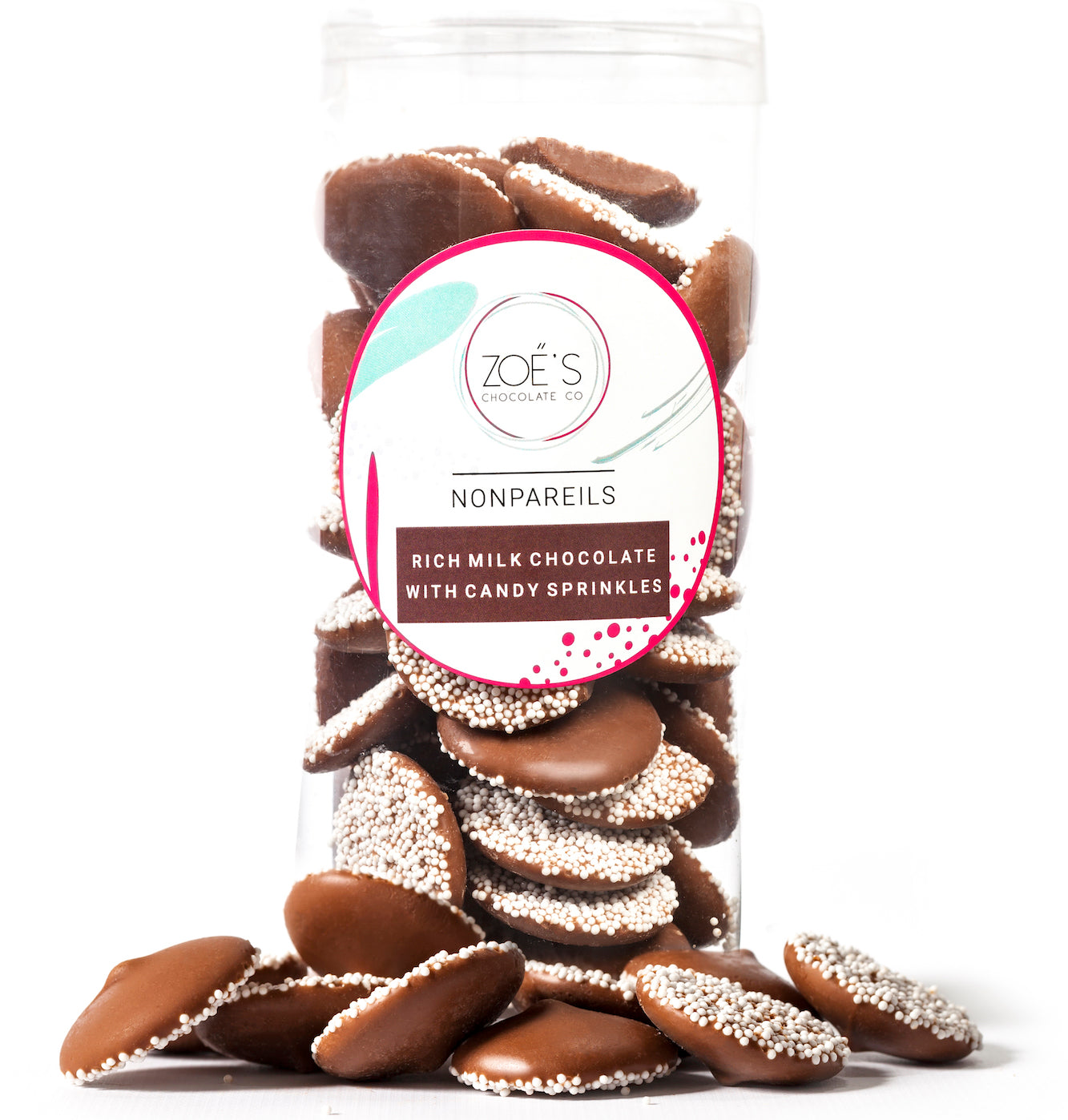 Chocolate Nonpareils Zoe S Chocolate Co