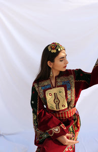 Sara - Hand Embroidered Geometric Dress