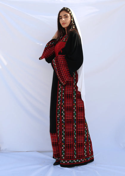 Traditional Hand-Embroidered Palestinian Dresses & Thobes