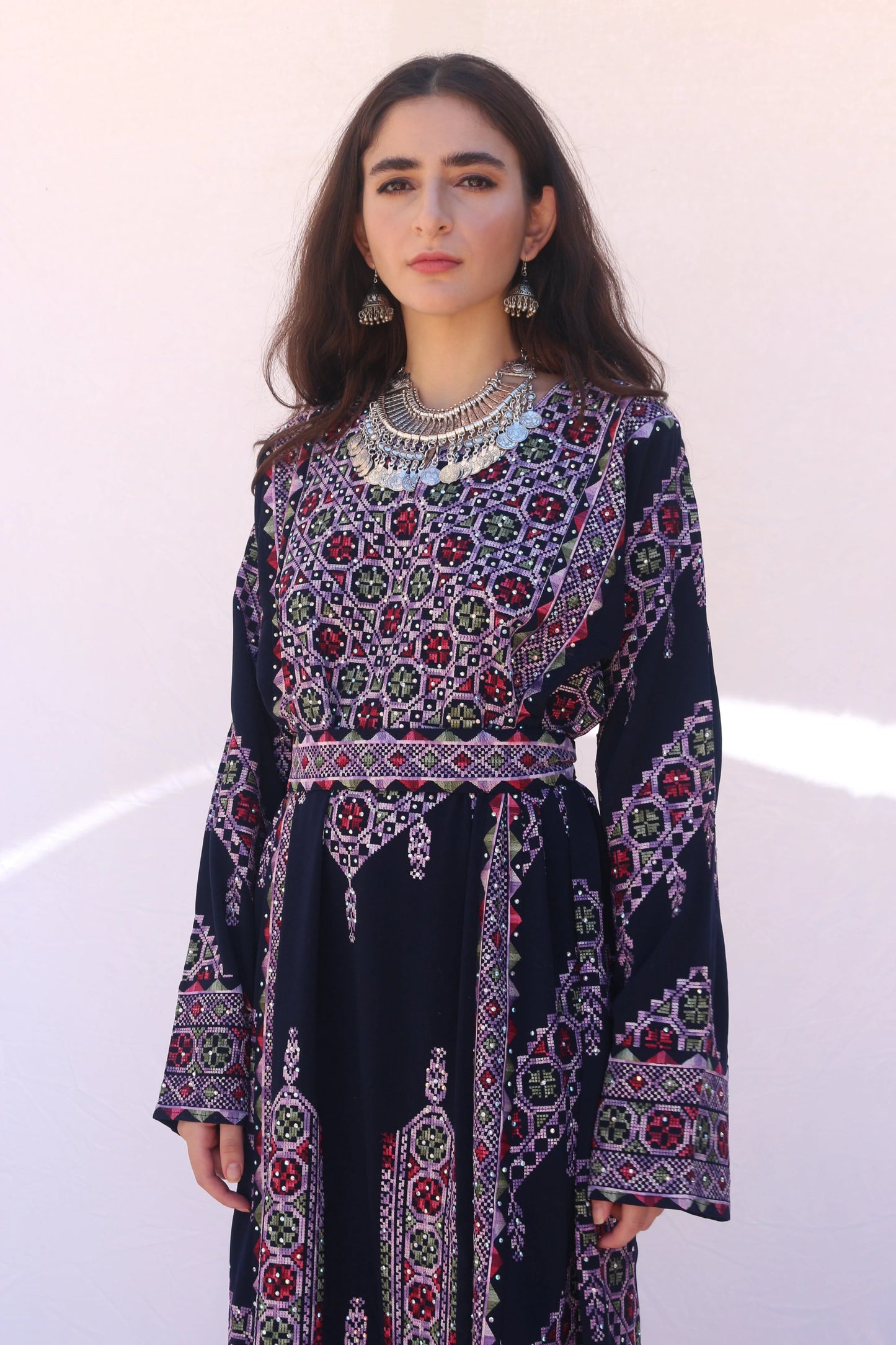 Safad - Traditional Palestinian Thobe Dress - Deerah