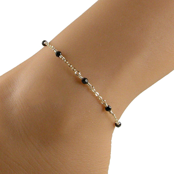 Ankle Bracelet Silver Double Women Anklet Beach Chain Foot Jewelry ECG  Heart | eBay