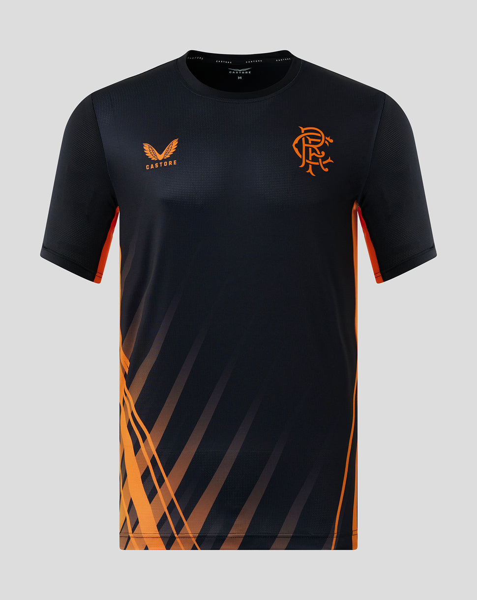 Men's Matchday Short Sleeve T-Shirt - Black/Orange - Rangers Store