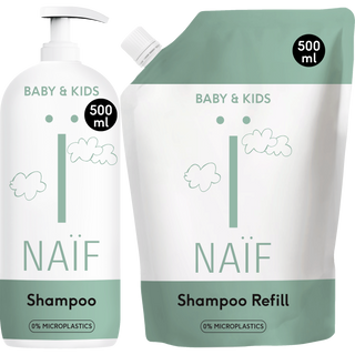 Picture of Voedende Shampoo Pompfles & Navulverpakking voor Baby & Kids 