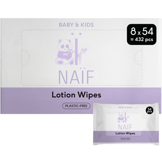 Picture of Plastic Free Lotion Wipes for Baby & Kids 8 pack