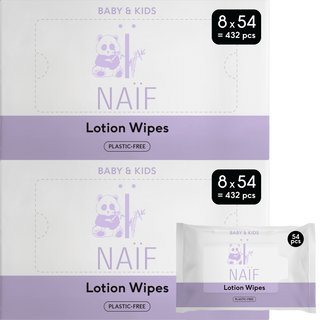 Picture of Plastic Free Lotion Wipes for Baby & Kids 16 pack