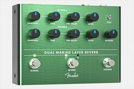 Fender Dual Marine reverb effect pedaal