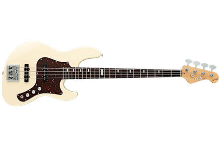 FGN Mighty Jazz basgitaar wit