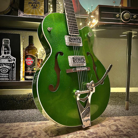 Gretsch G6120SH Brian Setzer Hot Rod Green Sparkle