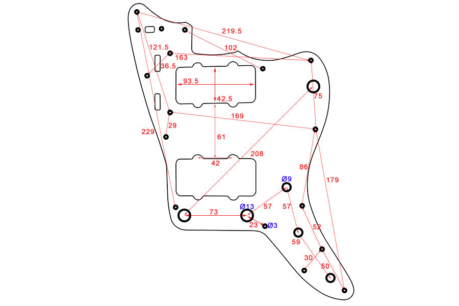 Pickguard For Jazzmaster Allparts Uk