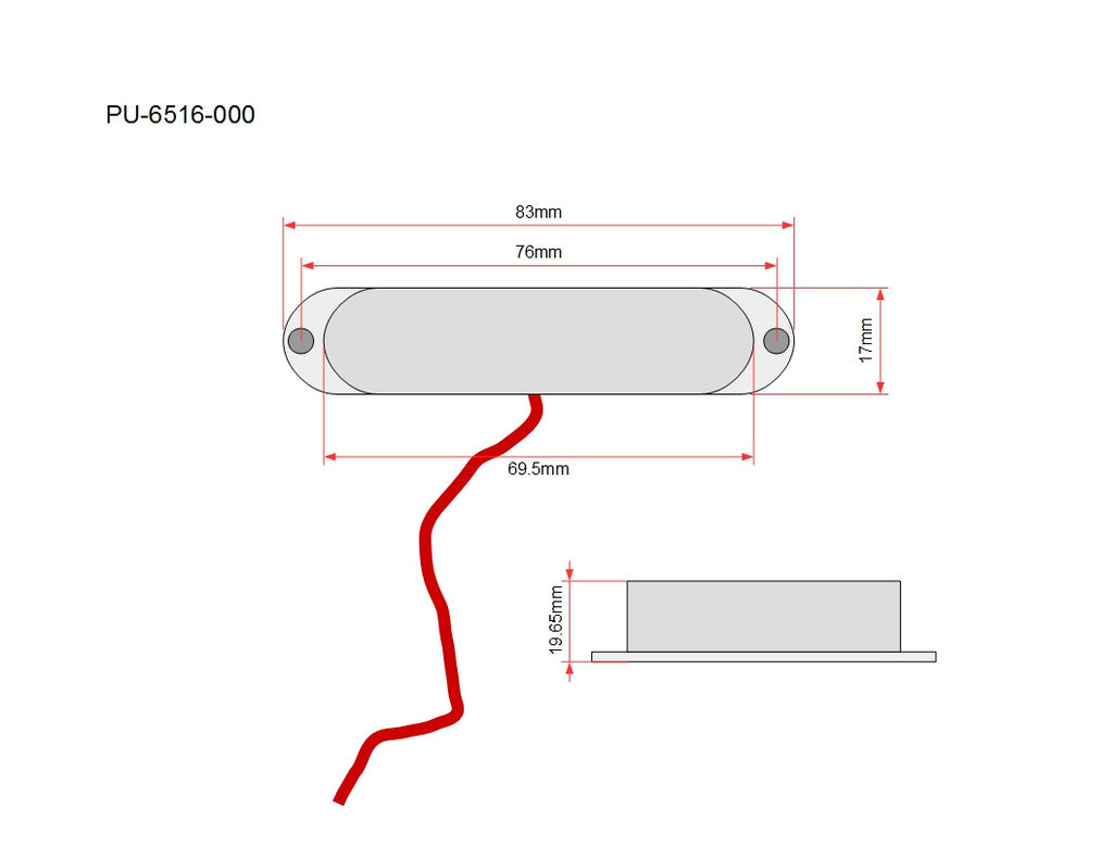 single coil mandolin pickup