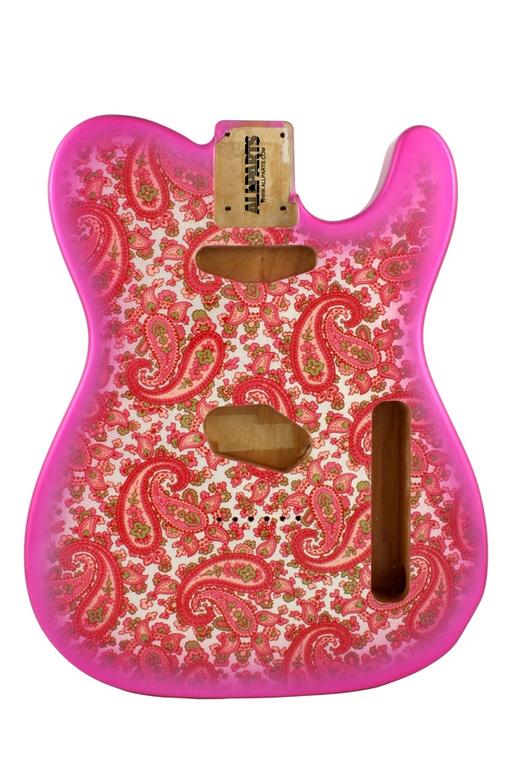 pink paisley guitar