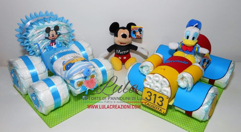 Torte di pannolini le più belle lula creazioni  idea regalo nascita battesimo baby shower gravidanza dolce attesa 2021 utile originale shop online spedizioni italia ancona