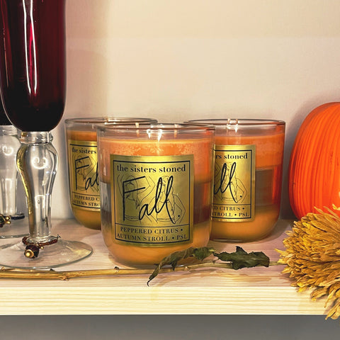 Layered Fall Soy Candle Limited Edition - Layered Scents and Colors