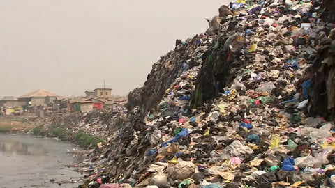 Image of landfill at the beach