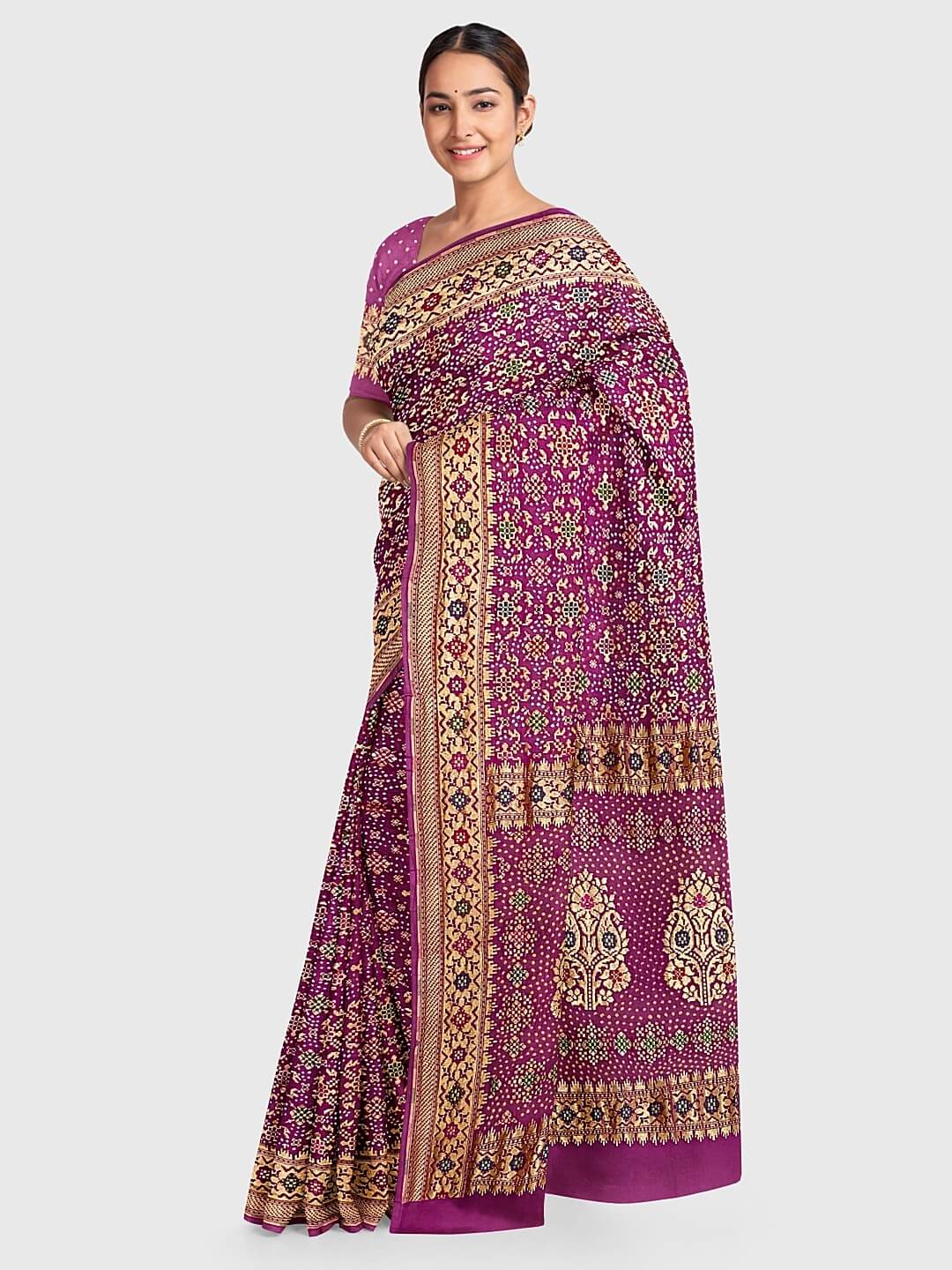 pure bandhani saree | BCS028 | Amazing Cheap price Bandhani - AB & Abi  Fashions