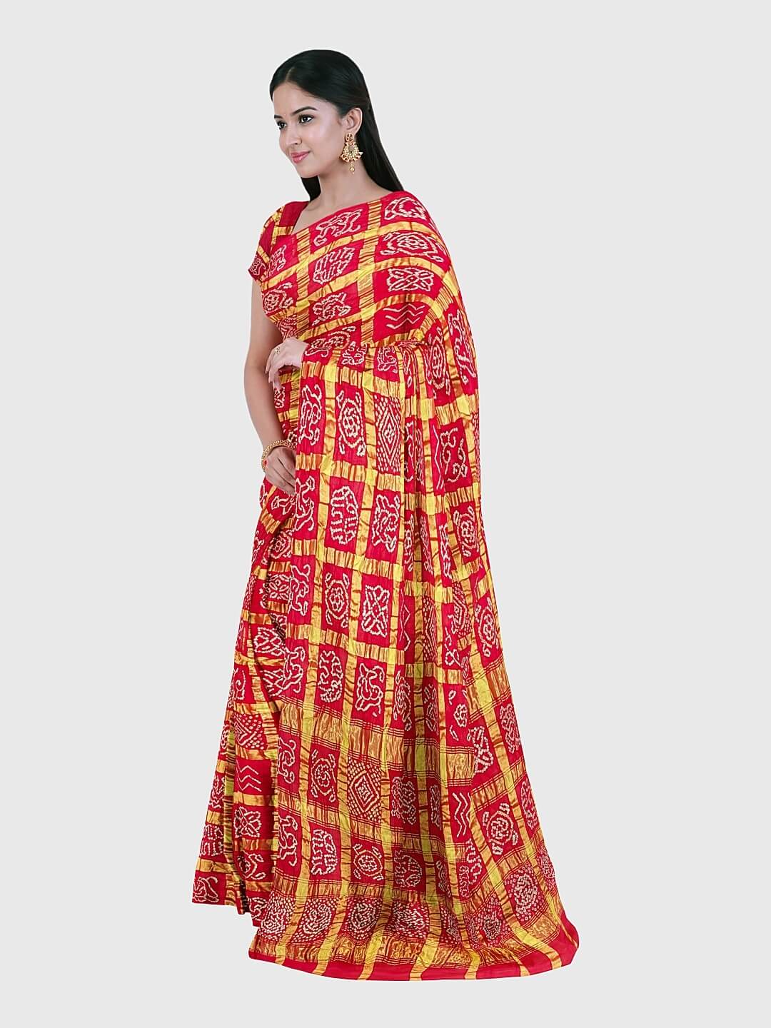 Traditional Gharchola Saree (Kalash) – Lazree Sarees